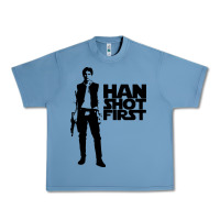 Pebble Blue han shot first Urban Heavy Tee - linhVisuals