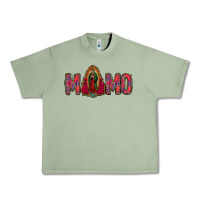 Oil Green Lady Of Guadalupe Momo Urban Heavy Tee - Jasminsmagicworld