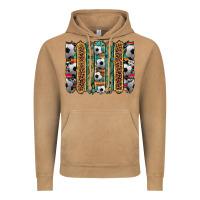 Vintage Camel soccer camouflage serape cowhide turquoise leopard glitter  brushstrok Vintage Hoodie - Artiststas