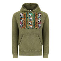 Vintage Olive soccer camouflage serape cowhide turquoise leopard glitter  brushstrok Vintage Hoodie - Artiststas