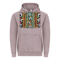 Vintage Zinc soccer camouflage serape cowhide turquoise leopard glitter  brushstrok Vintage Hoodie - Artiststas