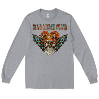 Heather Grey bad moms club Long Sleeve Tee - RacoonDesign