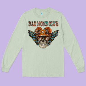 Bad Moms Club Long Sleeve Tee Designed By Racoondesign
