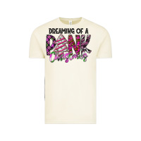 Vintage Arctic Dreaming Of A Pink Christmas Vintage Tee - CowhideDigitalArt