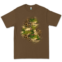 Cacao camouflage and leopard patch  1 Premium Tee - BundleAndBundleShop