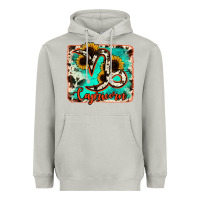 Moon Dust capricorn turquoise cowhide Heavyweight Hoodie - RanaPortraitStore