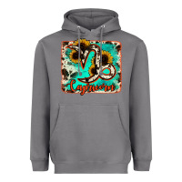 Storm capricorn turquoise cowhide Heavyweight Hoodie - RanaPortraitStore
