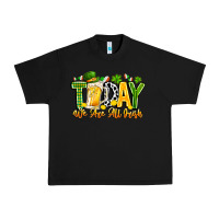 Black today we are all irish Urban Heavy Tee - CowhideDigitalArt