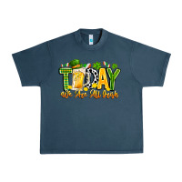 Midnight Navy today we are all irish Urban Heavy Tee - CowhideDigitalArt