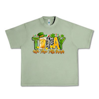 Oil Green today we are all irish Urban Heavy Tee - CowhideDigitalArt
