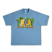 Pebble Blue today we are all irish Urban Heavy Tee - CowhideDigitalArt