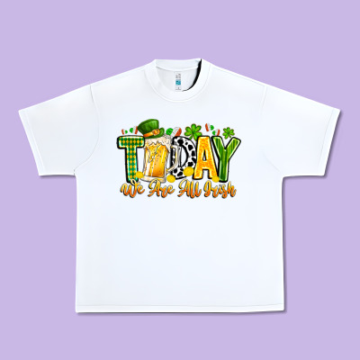 Today We Are All Irish Urban Heavy Tee Designed By Cowhidedigitalart