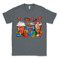 Charcoal Heather Basketball Coffee Cups Classic Tee - FaDigitalArtStudio