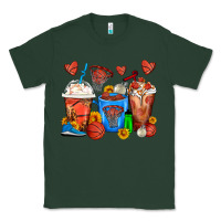 Sports Green Basketball Coffee Cups Classic Tee - FaDigitalArtStudio