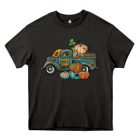 Asphalt western pumpkin farm truck Heavy Core Tee - RanaPortraitStore