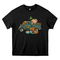 Black western pumpkin farm truck Heavy Core Tee - RanaPortraitStore