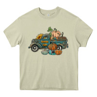 Mossy western pumpkin farm truck Heavy Core Tee - RanaPortraitStore