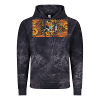 Cloud Black texas map bull skull sunflower leopard licence plate Vintage Hoodie - Artiststas