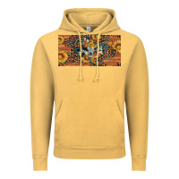 Vintage Mustard texas map bull skull sunflower leopard licence plate Vintage Hoodie - Artiststas