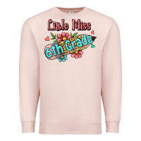 Pale Pink little miss sixth grade Premium Sweatshirt - RanaPortraitStore