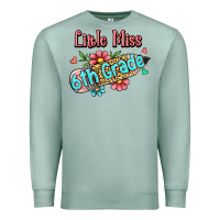 Seafoam little miss sixth grade Premium Sweatshirt - RanaPortraitStore