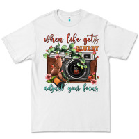 White When Life Gets Blurry Adjust Your Focus Vintage Camera Premium Tee - FaDigitalArtStudio