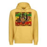 Antique Gold juneteenth black women  tumbler Premium Hoodie - BarkalooDesign