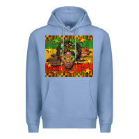 Colony Blue juneteenth black women  tumbler Premium Hoodie - BarkalooDesign