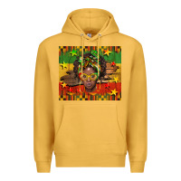 Mustard juneteenth black women  tumbler Premium Hoodie - BarkalooDesign