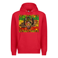Red juneteenth black women  tumbler Premium Hoodie - BarkalooDesign