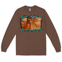 Chestnut chicken western Long Sleeve Tee - RacoonDesign