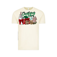 Vintage Arctic Christmas Vibes Vintage Tee - CowhideDigitalArt