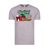 Vintage Zinc Christmas Vibes Vintage Tee - CowhideDigitalArt