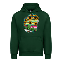Forest Green Arizona Map Sunflower Cactus Serape Urban Hoodie - RanaPortraitStore