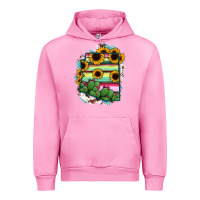 Fuchsia Pink Arizona Map Sunflower Cactus Serape Urban Hoodie - RanaPortraitStore