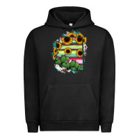 Pigment Black Arizona Map Sunflower Cactus Serape Urban Hoodie - RanaPortraitStore