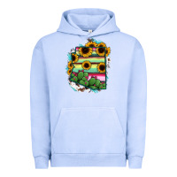 Pigment Grape Ice Arizona Map Sunflower Cactus Serape Urban Hoodie - RanaPortraitStore