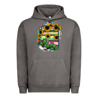 Pigment Tornado Arizona Map Sunflower Cactus Serape Urban Hoodie - RanaPortraitStore