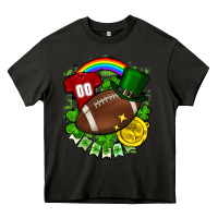 Asphalt St. Patrick's Day American Football Heavy Core Tee - FaDigitalArtStudio