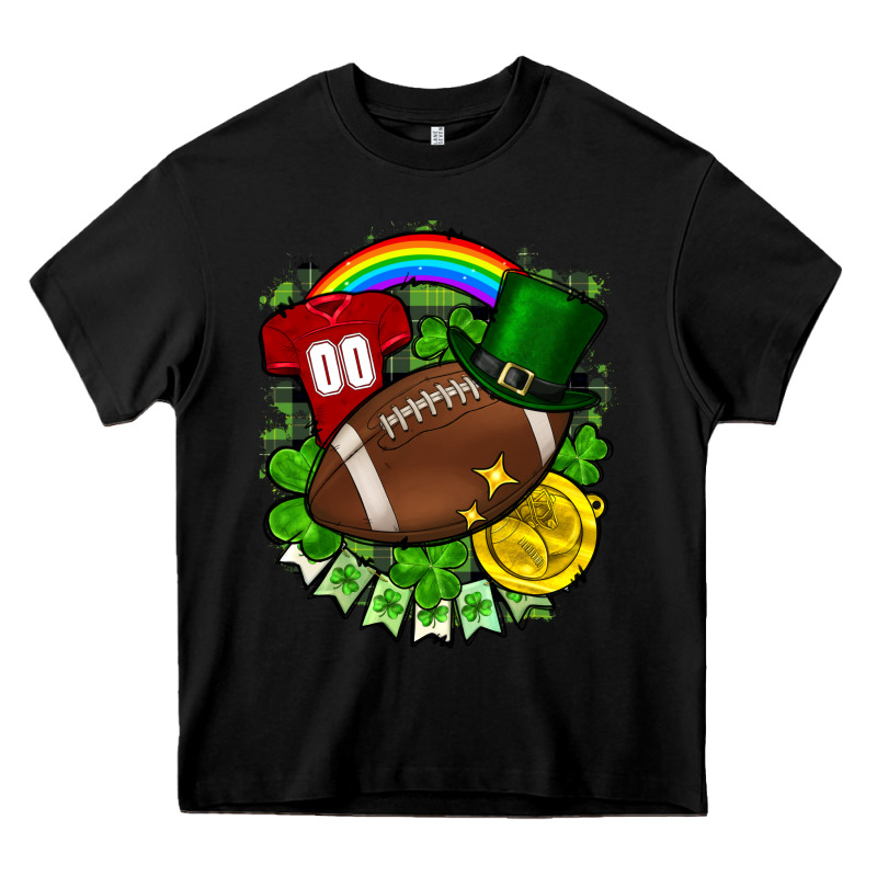 St. Patrick's Day American Football Heavy Core Tee by FaDigitalArtStudio | Teevron