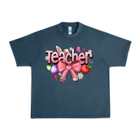 Midnight Navy easter teacher Urban Heavy Tee - CowhideDigitalArt