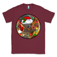 Burgundy Christmas koala Classic Tee - BarkalooDesign