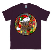 Plum Christmas koala Classic Tee - BarkalooDesign