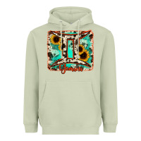 Matcha gemini turquoise cowhide Heavyweight Hoodie - RanaPortraitStore