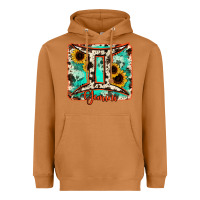 Meerkat gemini turquoise cowhide Heavyweight Hoodie - RanaPortraitStore