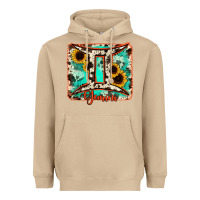 Mushroom gemini turquoise cowhide Heavyweight Hoodie - RanaPortraitStore
