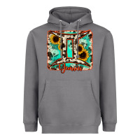 Storm gemini turquoise cowhide Heavyweight Hoodie - RanaPortraitStore