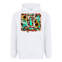White gemini turquoise cowhide Heavyweight Hoodie - RanaPortraitStore