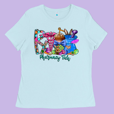 Easter Pharmacy Ladies Tee Designed By Cowhidedigitalart