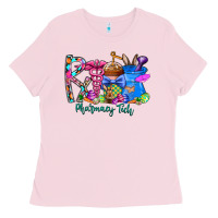 Bubblegum Pink easter pharmacy Ladies Tee - CowhideDigitalArt